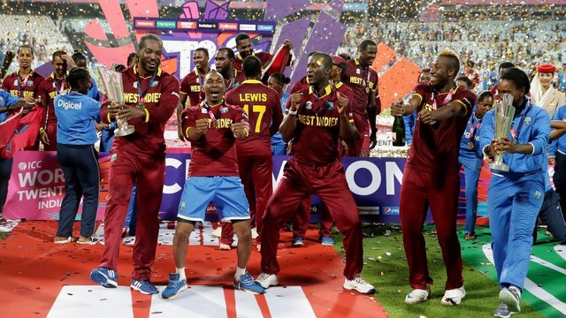 Champion -Dj Bravo Funny Dance by Chris Gayle , Bravo, sammy and West Indies cricket team