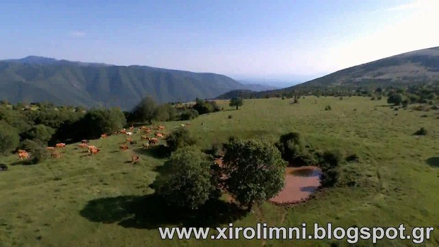 Η ''μπάρα-νερόλακος'' στο βουνό της Ξηρολίμνης.(((βίντεο απο drone)))