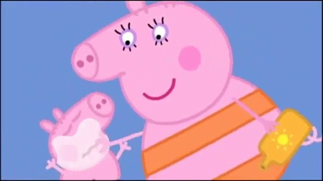 Peppa Pig | La piscine | NICKELODEON JUNIOR cartoon snippet