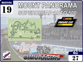 Tour de piste à Bathurst en Holden Commodore V8 Supercars sur Rfactor