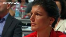 Sahra Wagenknecht Pastalı Protesto