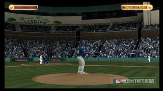 MLB The Show 09 - RTTS player hits 3-run homerun (View 1)