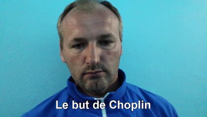 Yohann Dumais le coach de l'ACFC après la victoire (Images Dorian Bercheny)
