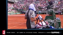 Roland Garros : Jo-Wilfried Tsonga en larmes après son abandon