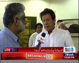 I have Never Interfere in Provincial Matters. Imran Khan