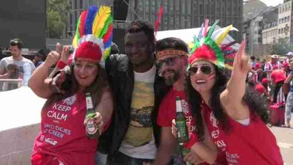 Aficionados españoles toman Milán horas antes de la final