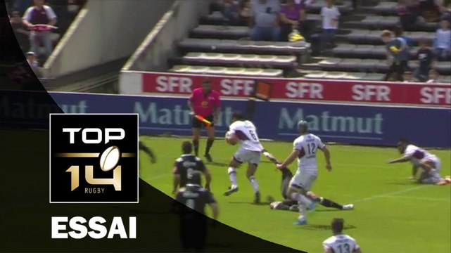 TOP 14 – Bordeaux-Bègles – Brive : 34-7 Essai Louis-Benoit MADAULE (BOR) – J25 – Saison 2015-2016