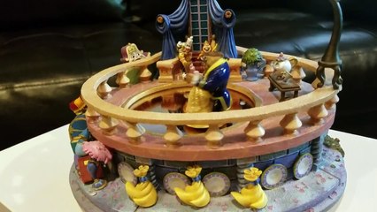 Beauty and the Beast dancing music box