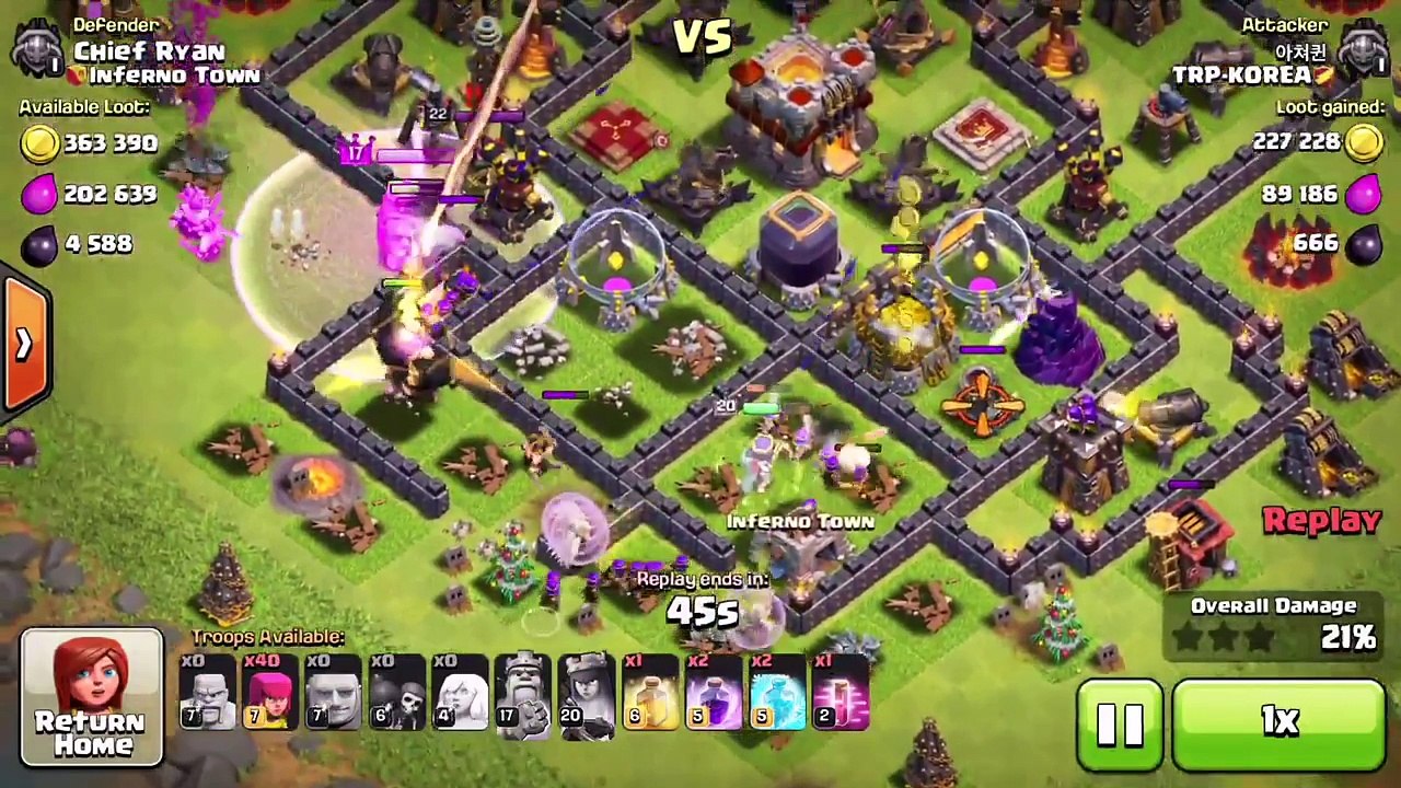 Clash of Clans - Failed Queen Walk