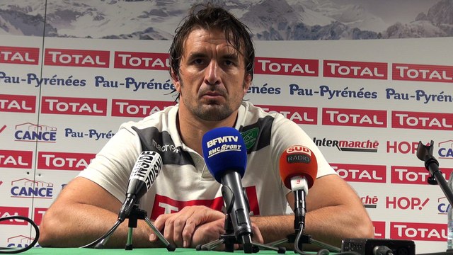 Julien Pierre après Section Paloise - Grenoble : On avait à coeur de faire un bon match pour ceux qui partent