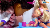 Кукла Штеффи. Доктор Ника лечит куклу Еви. Видео для девочек. Doc McStuffins. Tiki Taki Nika