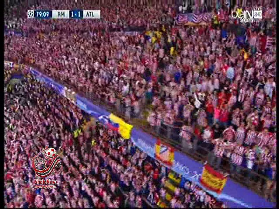 هدف أتلتيكو مدريد الاول ( ريال مدريد 1-1 أتلتيكو مدريد ) دوري أبطال أوروبا