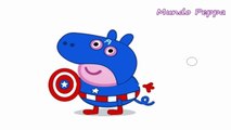 Novo 2016 ☛  Peppa Pig em Português Brasil George Pig da Família Peppa Pig Os Vingadores Avengers