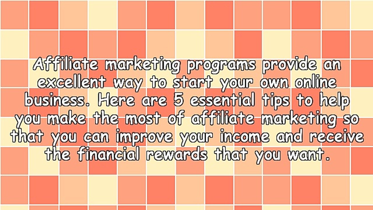 5 Simple Tips For Getting Ahead With Affiliate Marketing Programs