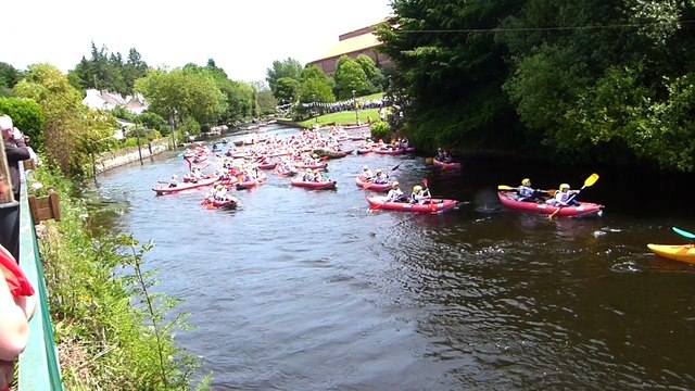 24H Kayak 2014 : départ Défi des Écoles 06 / 06 / 2014