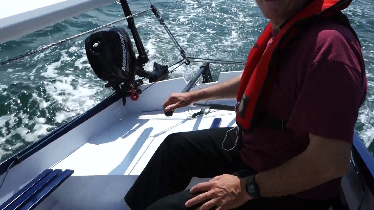 Première sortie en rade de la caravelle "Gwennel" du CNMB