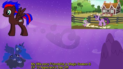 Blind Commentary My Little Pony Season 6 ep 10 AppleJacks Day Off