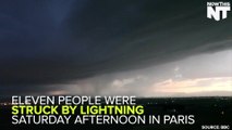11 People Struck By Lightning In Paris
