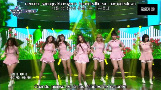 Windy Day - Oh my girl 160526 SUB ESP + hangul + roman