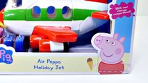 PEPPA PIG Holiday Jet Vacation Toy Episodes Peppa Pig Airplane Travel and Luggage Playset