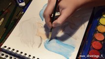 SPEED DRAWING/PAINTING Howl's Moving Castle - Studio Ghibli