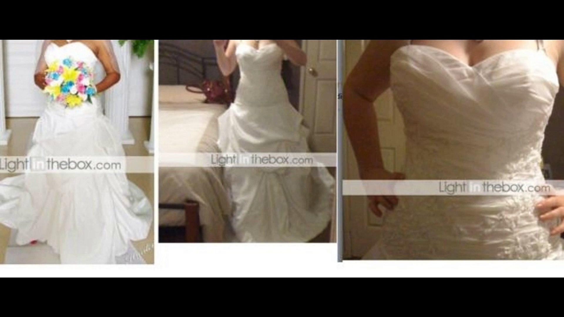 Samler blade Alternativt forslag angivet Lightinthebox wedding dress review 1 - video Dailymotion