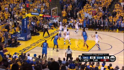 Draymond Green BLOCKS Russell Westbrook Thunder vs Warriors NBA PLAYOFFS 5.26.16