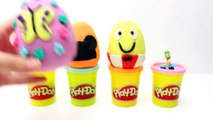 ♥4 Play Doh Surprise Eggs Butterfly, Mickey Mouse, Kermit the Frog, Heart Surprise Eggs