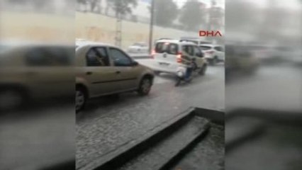 Gaziantep?te Yağmur ve Dolu Etkili Oldu