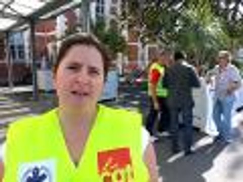 Bayonne : les ambulanciers en colère