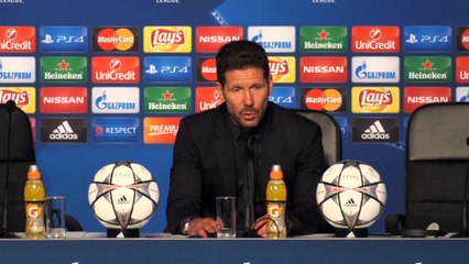 LdC - Simeone: "Perdre deux finales, un échec"