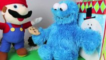 Cookie Monster and Mario Gift Exchange Pizza Cutter and Cookie Cutters Sesame Street Toys