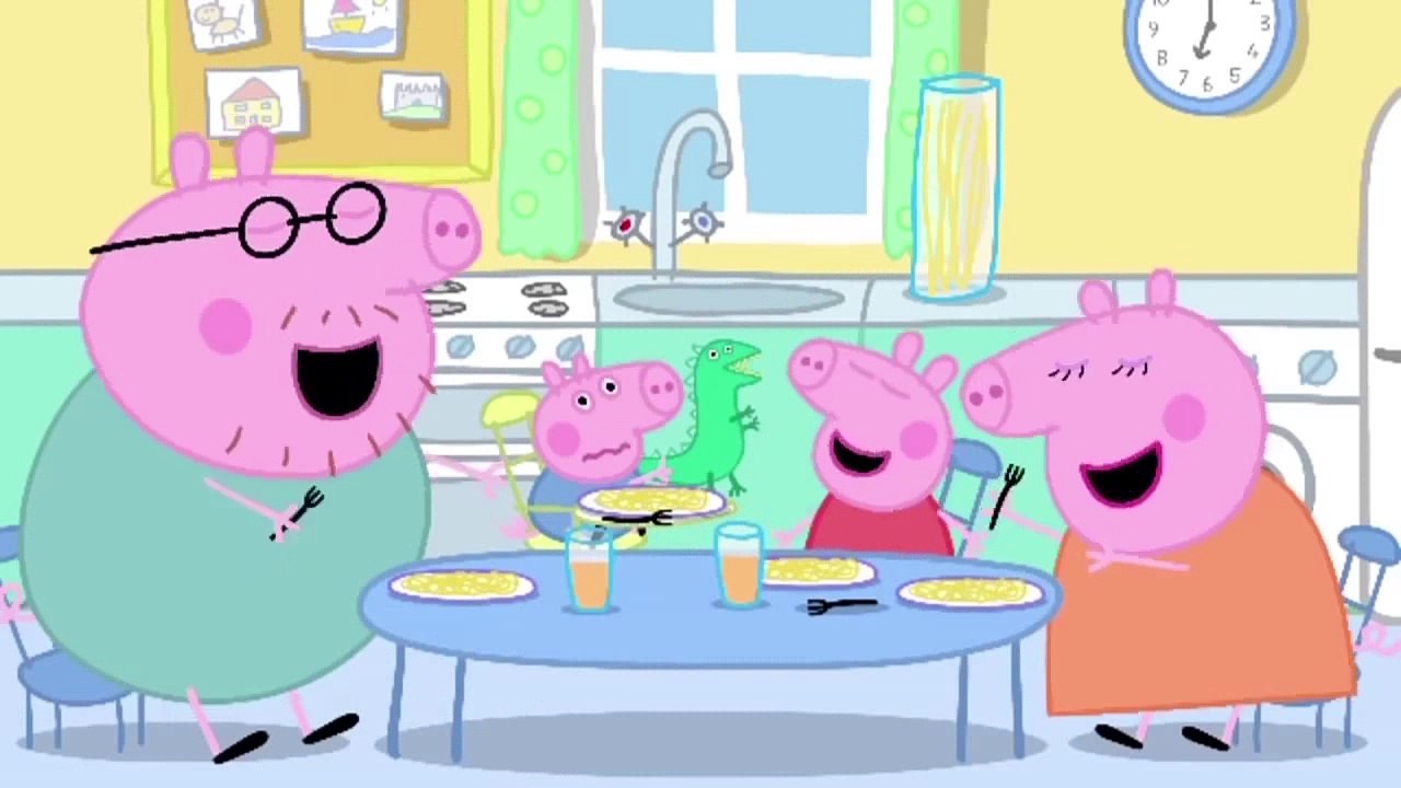 Peppa Pig - Mr. Dinosaur Is Lost cartoon snippet