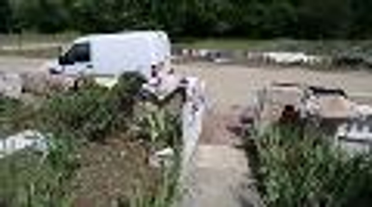 Artigues (33) : inondations au hameau du Près de l'Eglise