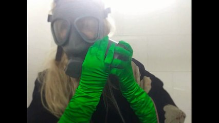Military   Finnish Gas Mask Breathing Opera Gloves    [[ASMR]]