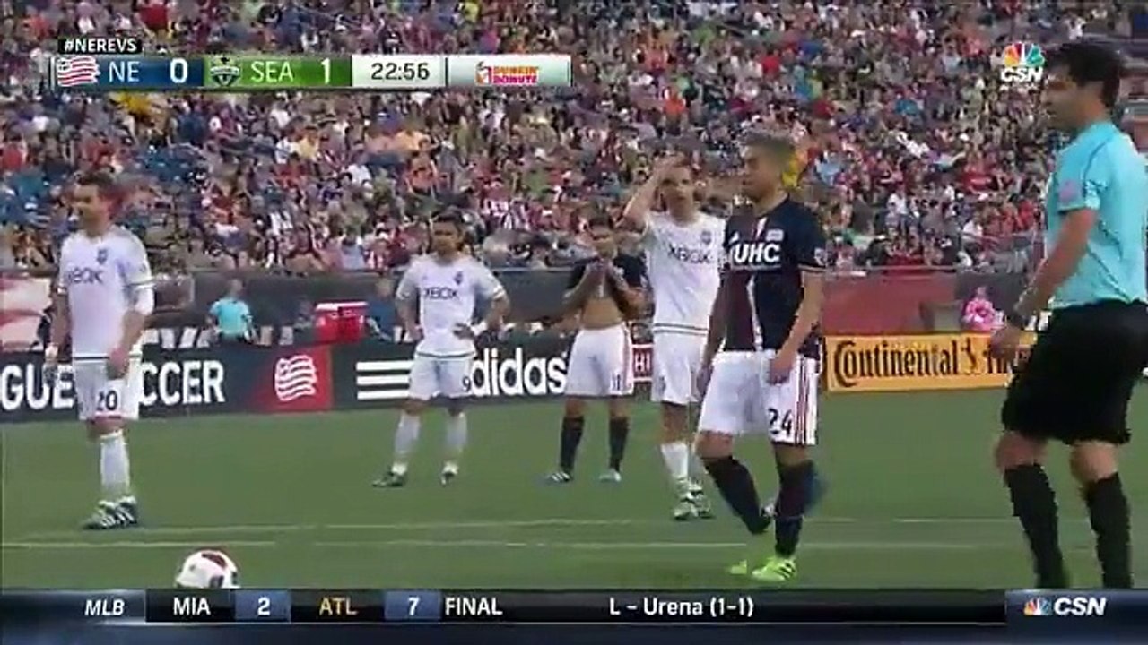 Lee Nguyen Goal - New England Revolution 1-1 Seattle Sounders FC - 28-05-2016 MLS