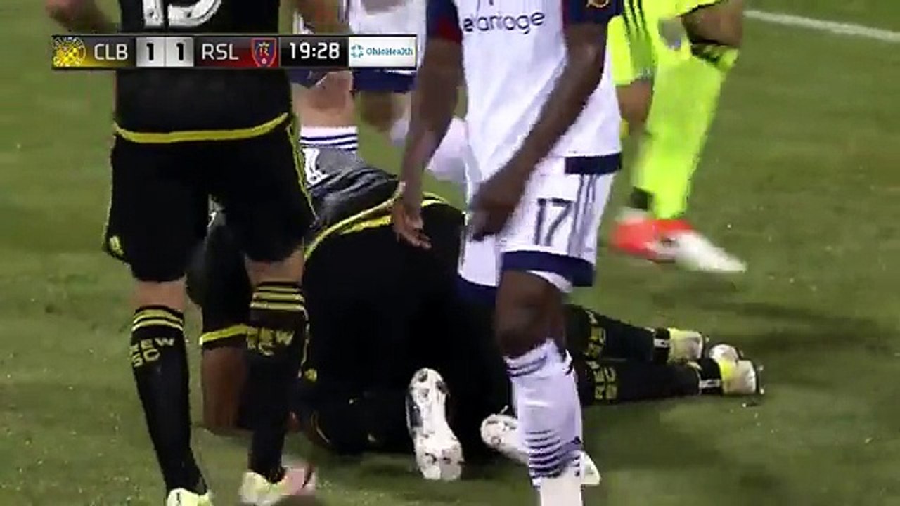 Justen Glad Goal - Columbus Crew SC 2-1 Real Salt Lake  - 28-05-2016 MLS