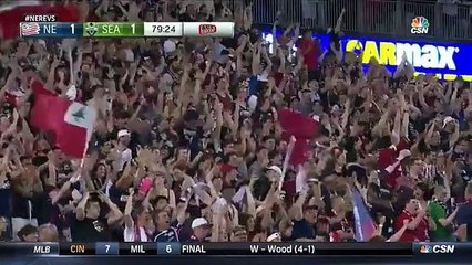 Femi Hollinger-Janzen Goal - New England Revolution 2-1 Seattle Sounders FC - 28-05-2016 MLS