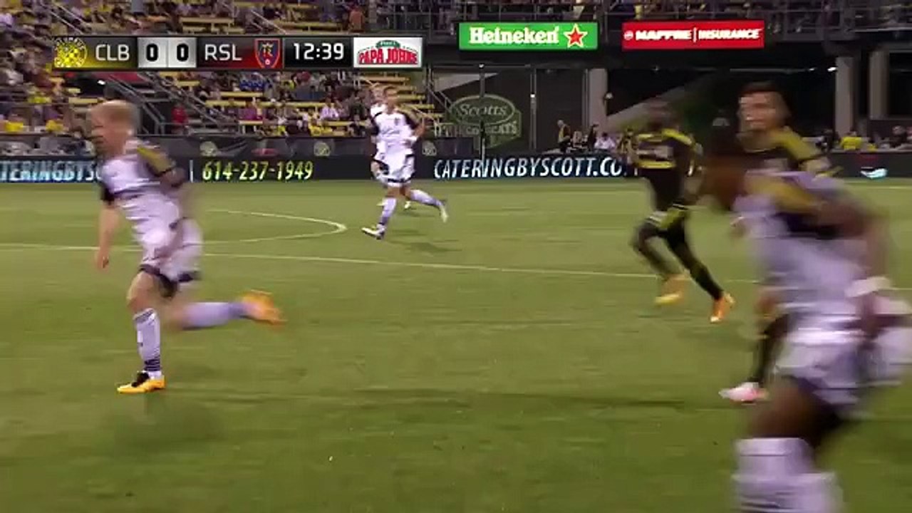Luke Mulholland Goal - Columbus Crew SC 0-1 Real Salt Lake - 28-05-2016 MLS