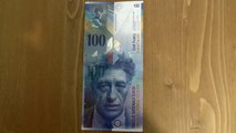100 CHF Note Schweizer Geld Swiss Money Swiss Franc Banknotes