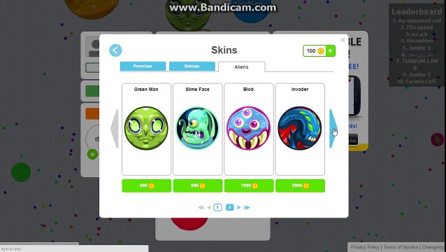 Agar io New Skins Aliens