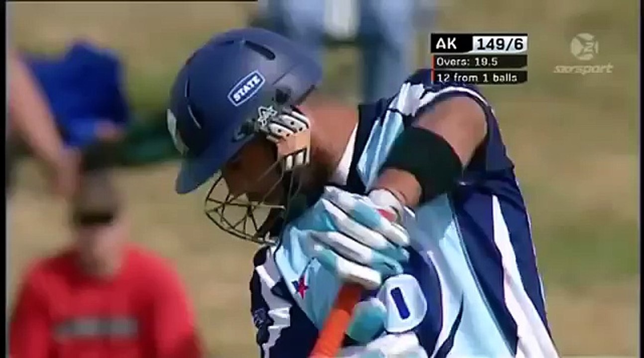12 runs needed off 1 ball - Team wins -Most Amazing Finish Ever