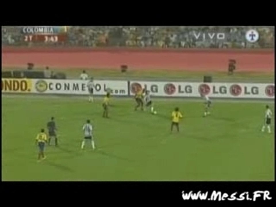 Leo Messi vs Colombia : Copa America 2007