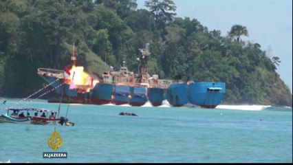 Indonesia cracks down on illegal fishing