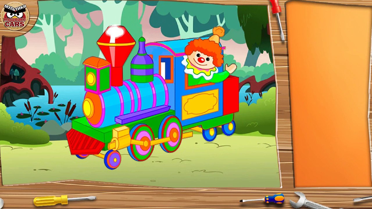 Пазлы для детей - собираем поезда - Kids Trains...