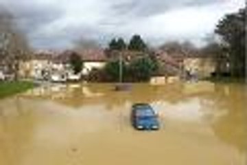 Inondations à l'Isle-de-Noé dans le Gers