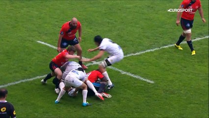 SITE OFFICIEL STADE MONTOIS RUGBY - ESSAI 2 S. TOKULA - DEMI FINALE AURILLAC vs STADE MONTOIS