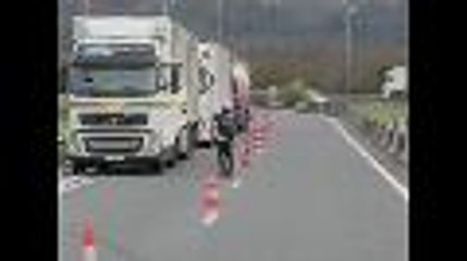 Contrôle routier sur la rocade bordelaise