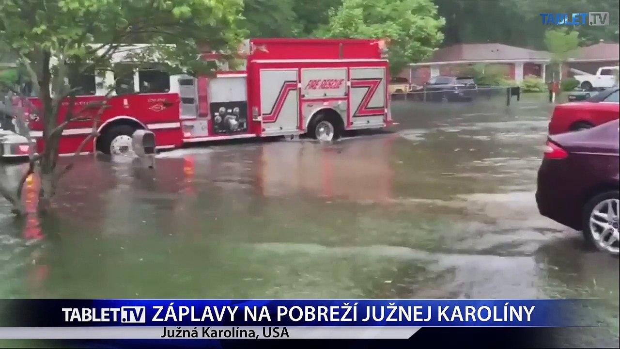 Oblasť Južnej Karolíny zasiahla tropická búrka