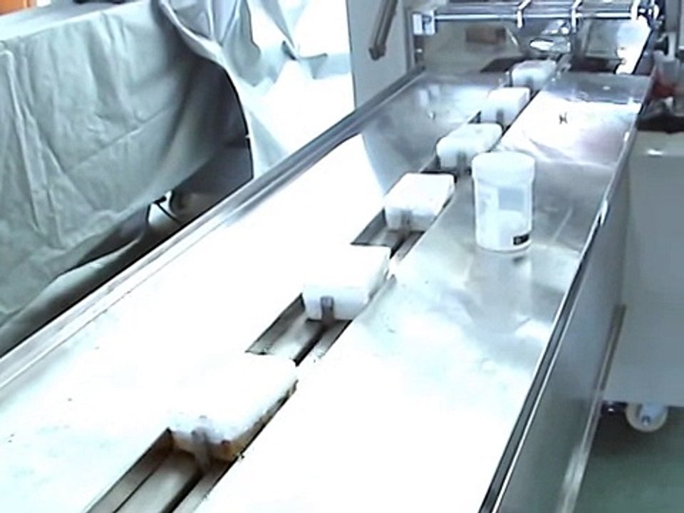 automatic scouring pad packing machine
